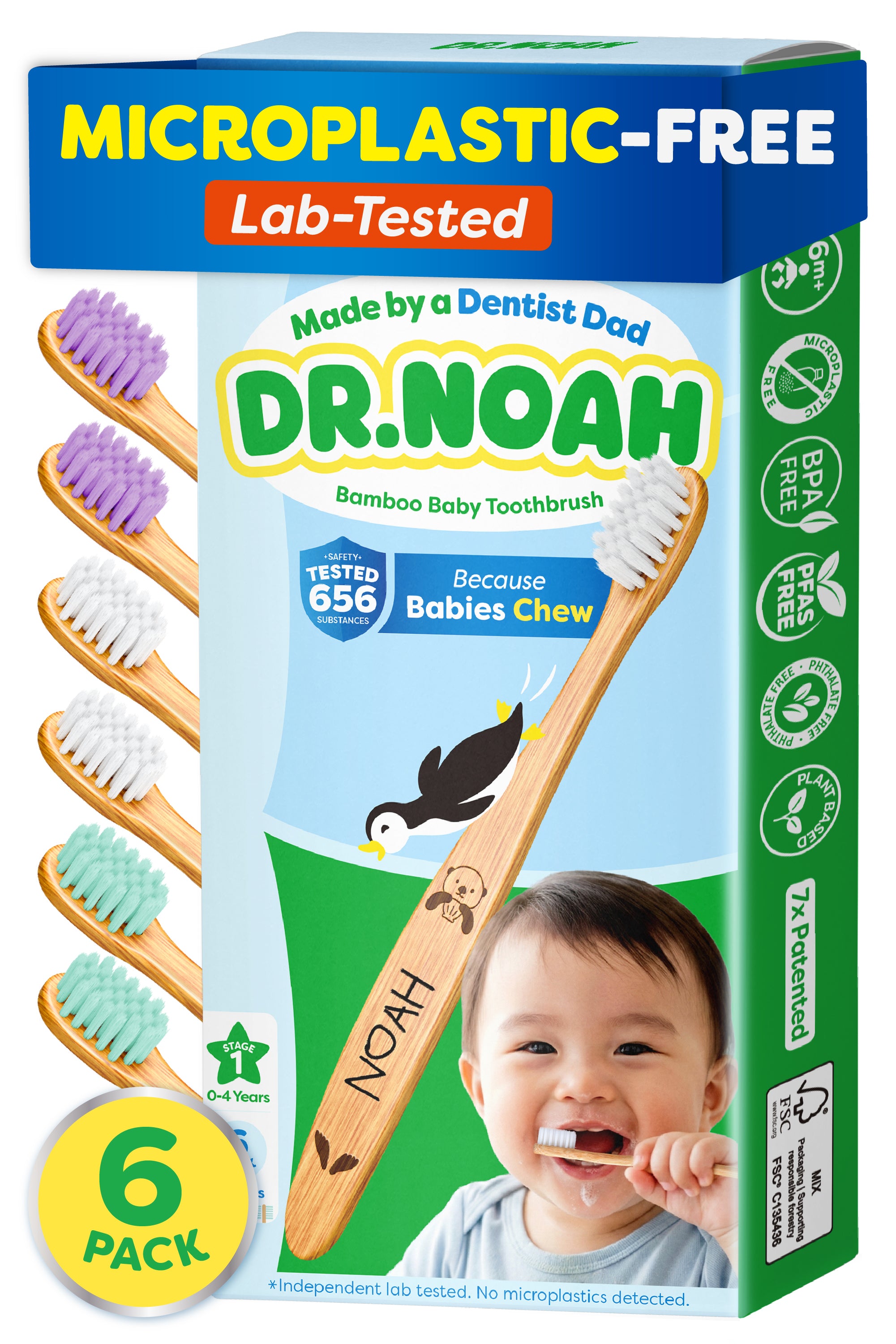 Dr. Noah Bamboo Toothbrush